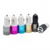 Car Charger Thumb Size 2 USB Ports 2.1A Fast Charging for Apple Android Tablets Smartphone - Gold